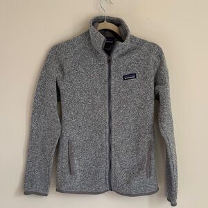 Patagonia Heather Gray Zip-Up Better Sweater Jacket